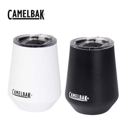 Camelbak Horizon Wine Vacuum Tumbler 350ml in white and black, ideal for corporate gifts in Singapore.