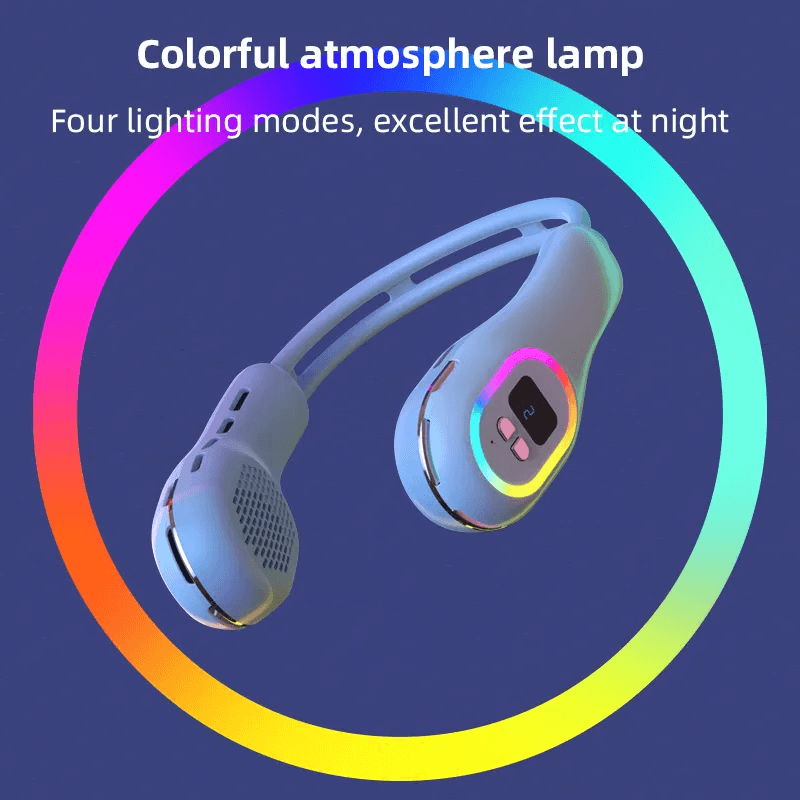 Neck Fan with Digital Display Corporate Gifts Singapore