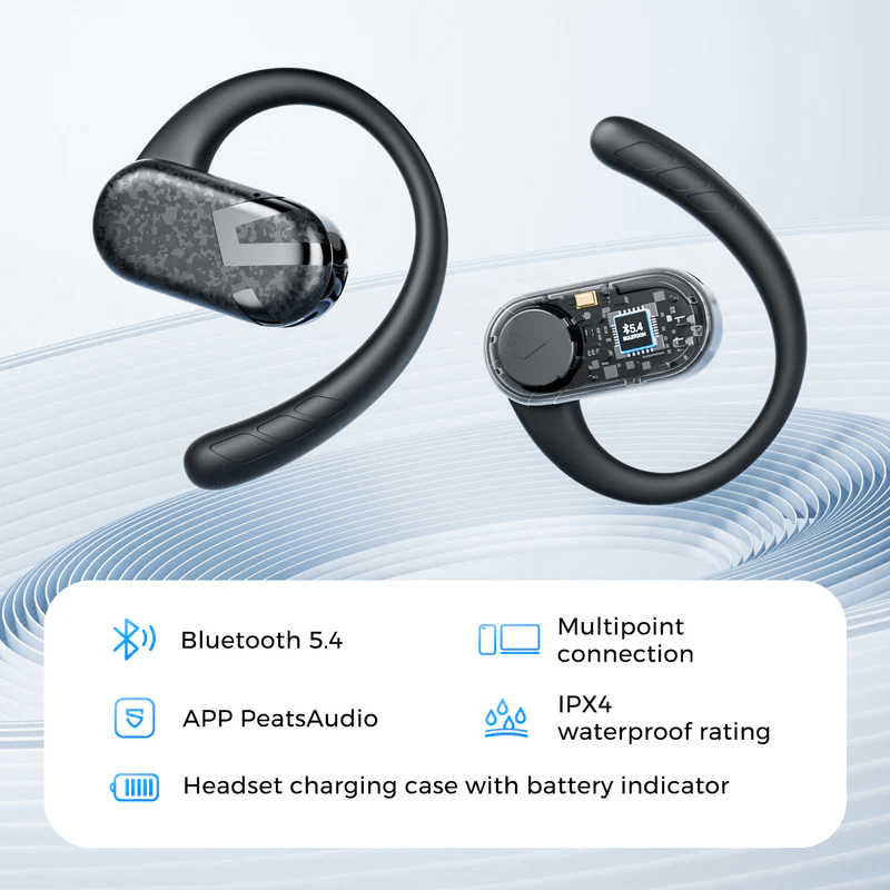 SOUNDPEATS Breezy Open Ear 90° Adjustable Earphones Corporate Gifts Singapore