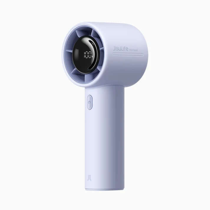 JisuLife Handheld Fan Life10S in lavender color, ideal for staying cool on the go, perfect as a Corporate Gift Singapore.