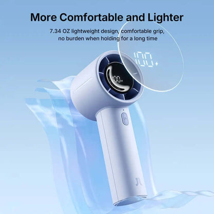JisuLife Handheld Fan Life10S lightweight design with comfortable grip for easy use and efficient cooling.