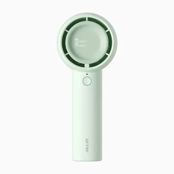 JisuLife Handheld Fan Life5 in white, featuring Turbocharged Airflow technology, ideal as a corporate gift Singapore.
