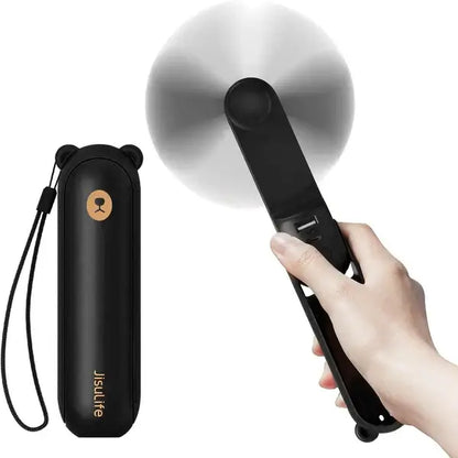 JisuLife Handheld Fan Life8 Plus in hand, featuring a sleek design, perfect for outdoor use and as a Corporate Gift Singapore.