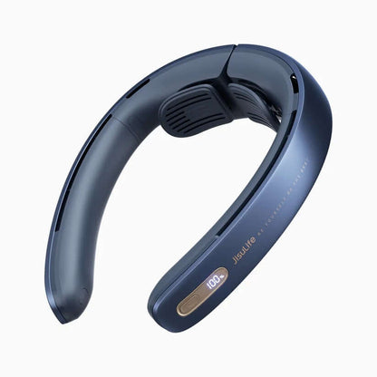 JisuLife Neck Fan Pro1 lightweight design with 100-speed personalized wind power for hands-free cooling.