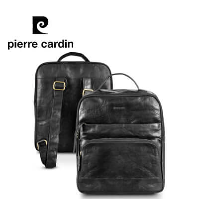 Pierre Cardin Leather Backpack Corporate Gift Singapore