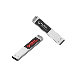 Metal USB Flash Drive with LED Light and Logo Corporate Gifts Singapore