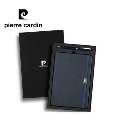 Pierre Cardin Nouvelle Notebook and Pen Gift Set in elegant packaging for corporate gifts.