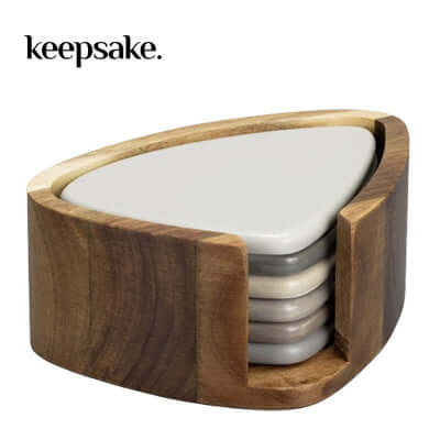 Keepsake Pebble Coaster Set Corporate Gift Singapore