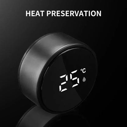 Car 500ml Stainless Steel Thermo Bottle Thermal Cup Temperature Display Vacuum Flasks For Tesla Model Y 3 S X Roadster Bonina - Heat Preservation Display