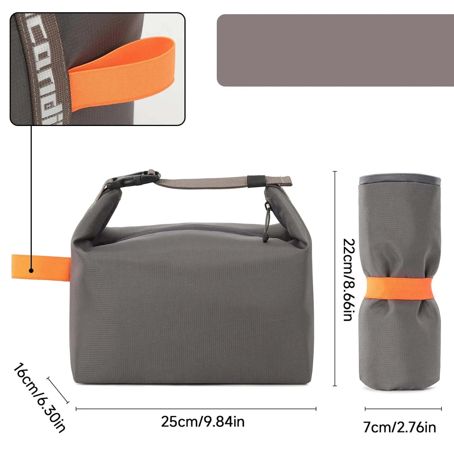 Insulated Lunch Bag Insulation Bento Pack Aluminum Foil Rice Bag Meal Pack Ice Pack Portable Dinner Picnic Food Storage Handbag Corporate Gifts Singapore