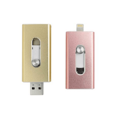 Metal OTG with Round Slider USB Drive (IOS) Corporate Gifts Singapore