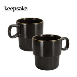 Keepsake Stackable Coffee Cup Set of 2 Corporate Gift Singapore