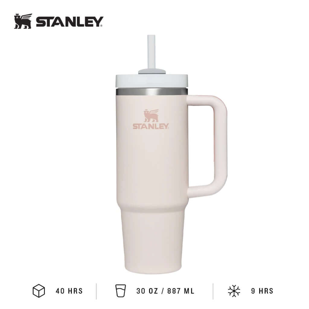 Stanley Quencher H2.O FlowState™ Tumbler Water Bottle 30oz with straw and handle, ideal corporate gift.