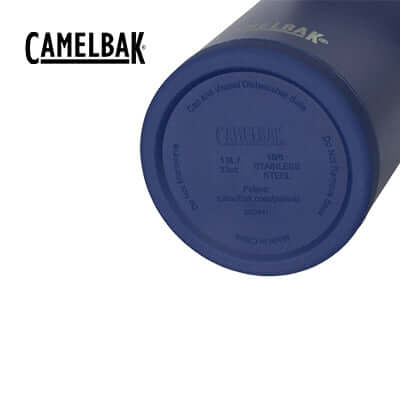 CamelBak Thrive Flip Straw Vacuum Bottle 1L bottom view showing branding and material details