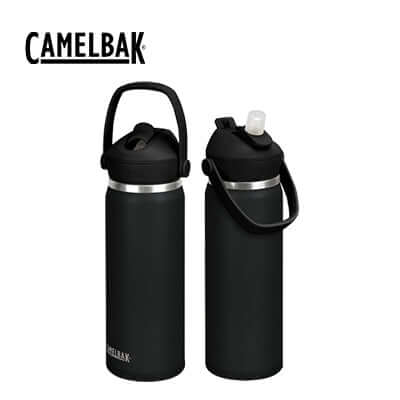 CamelBak Thrive Flip Straw Vacuum Bottle 600ml in black, ideal for corporate gifts in Singapore.