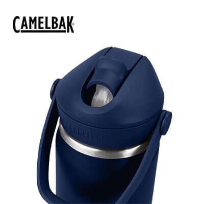 CamelBak Thrive Flip Straw Vacuum Bottle 600ml with flip straw and bite valve for easy hydration.