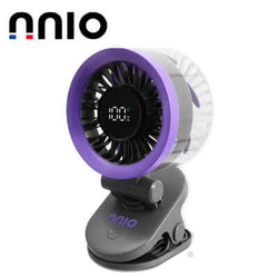 NNIO U-CLIP High Speed Portable Clip Fan, 3600mAh, 100 Speed, Anti-Slip Clamp