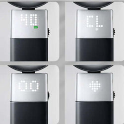 NNIO U-FLEX High Speed Portable Handheld Fan with Cooling Plate & LED Light, 5000mAh, 100 Speed