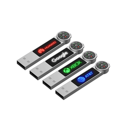 Rectangular USB Flash Drive with Compass and LED Logo Corporate Gifts Singapore
