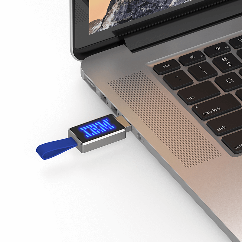 USB Flash Drive with Strap (LED Logo) Corporate Gifts Singapore