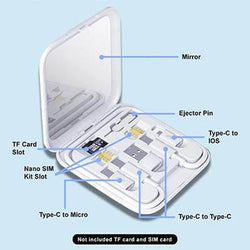 6 in 1 Multicable Box with Mirror and Phone Stand Corporate Gifts Singapore