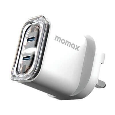 Momax 1-Charge Flow 2-Port GaN Charger 35W Corporate Gifts Singapore