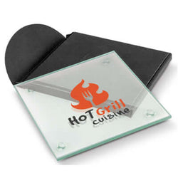 Venice Single Glass Coaster Square Corporate Gift Singapore