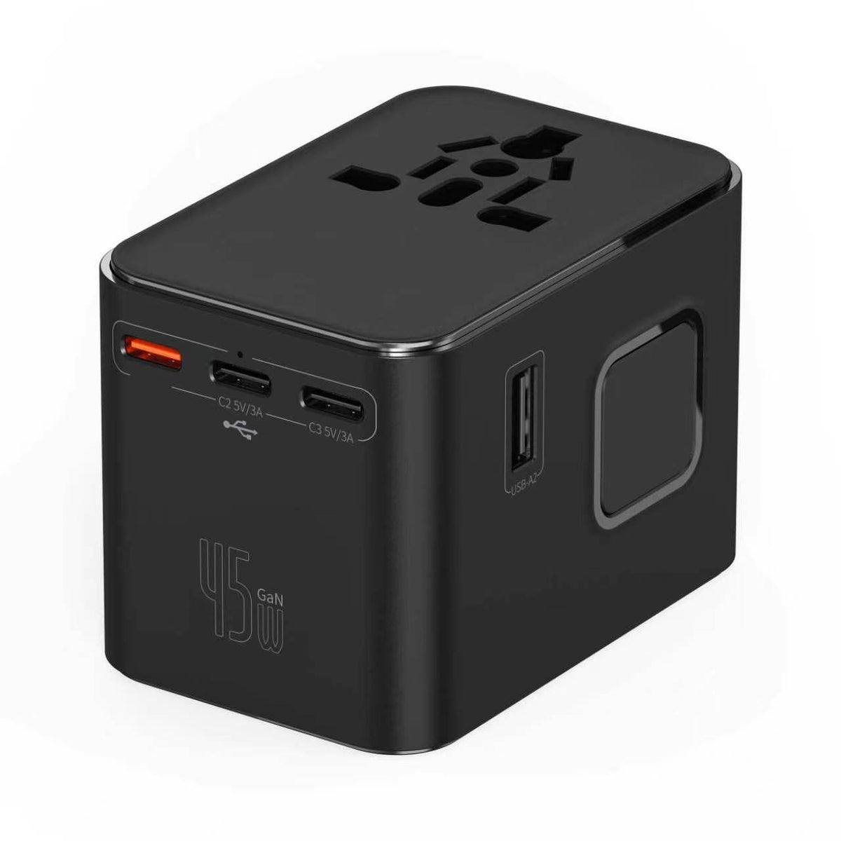 45W GaN Travel Adaptor
