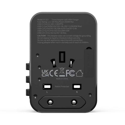 45W GaN Travel Adaptor