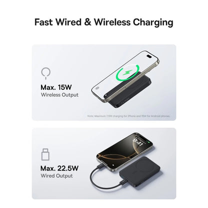 Baseus CCC Certified EnerFill FM11 Magnetic Power Bank 10000mAh 22.5W Fast Charging