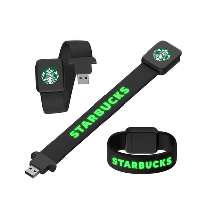 Wrist Strap USB Flash Drive with LED Logo Corporate Gifts Singapore