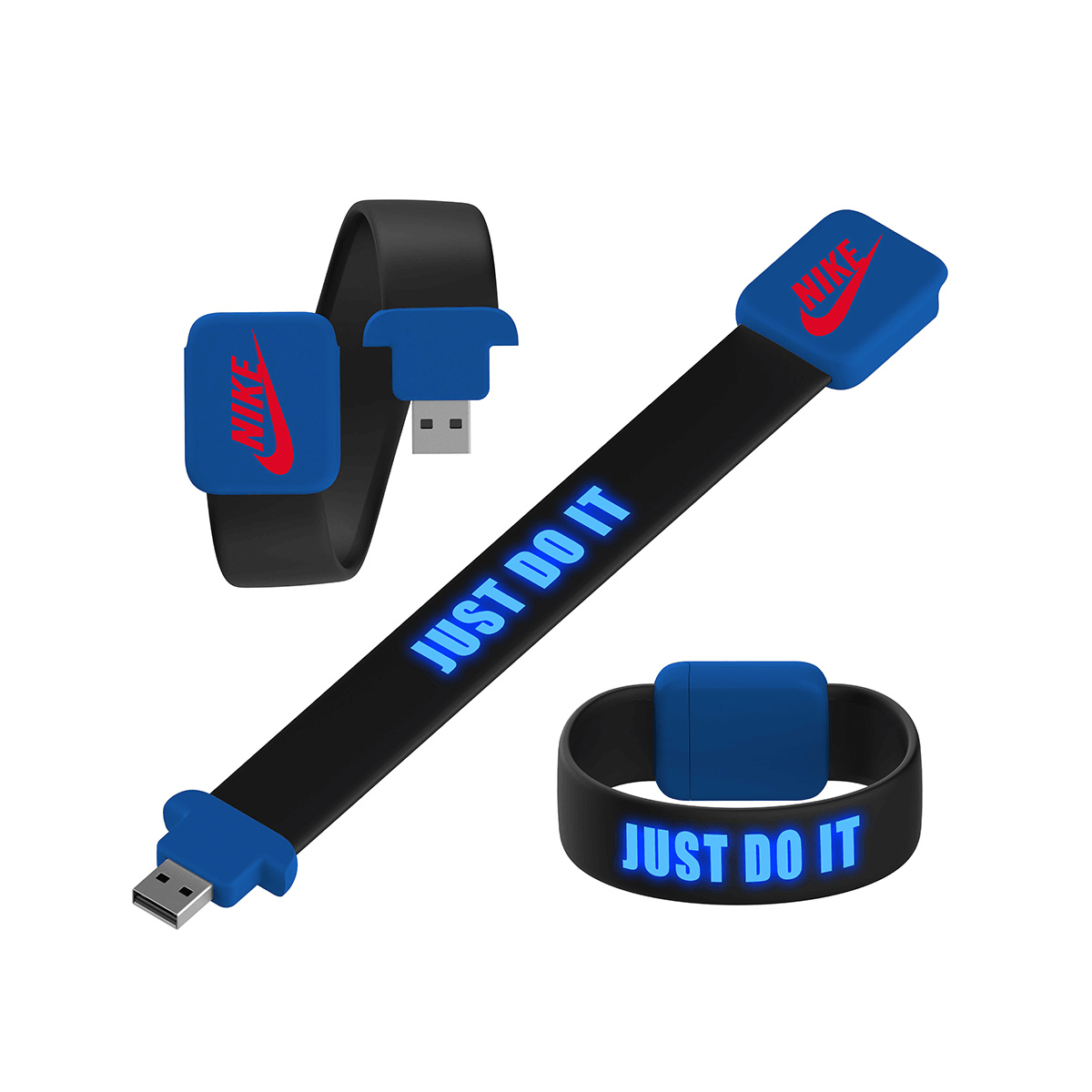 Wrist Strap USB Flash Drive with LED Logo Corporate Gifts Singapore