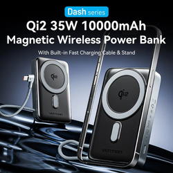 Vention Qi2 10000mAh Power Bank 35W