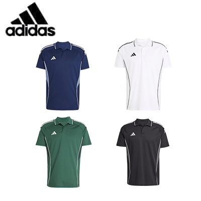 Adidas Tiro 25 Polo Tee in navy, white, green, and black colors - perfect for corporate gift.