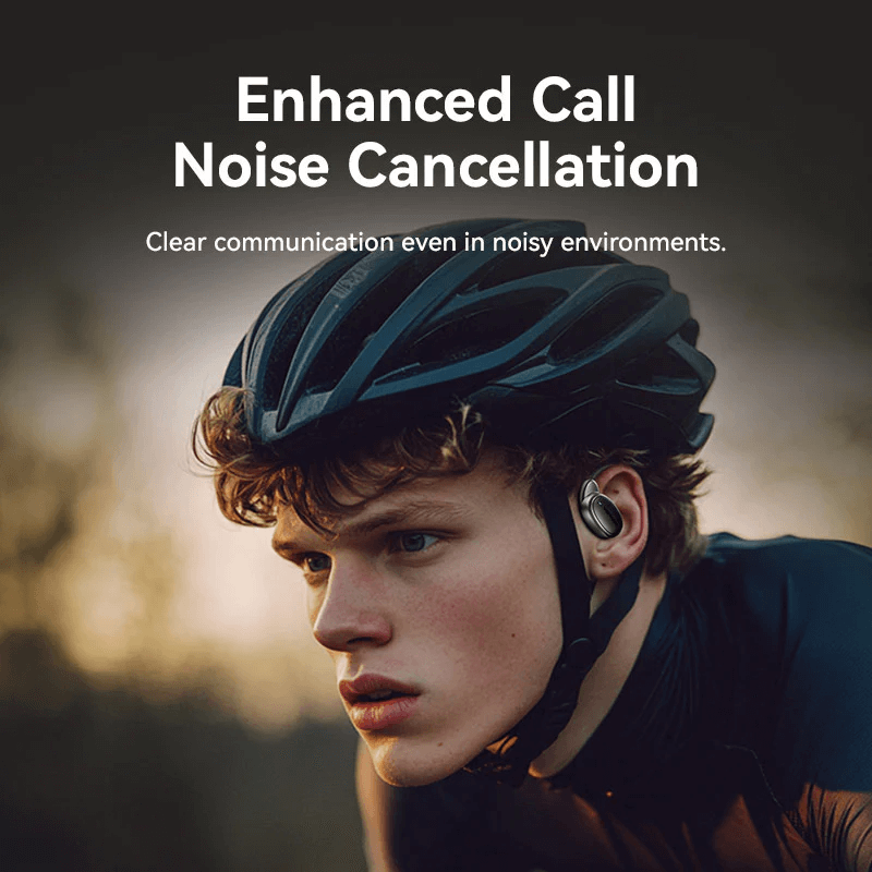 Vention Wireless Bluetooth Open Ear Headphones OpenBeat showcasing enhanced call noise cancellation for clear communication.
