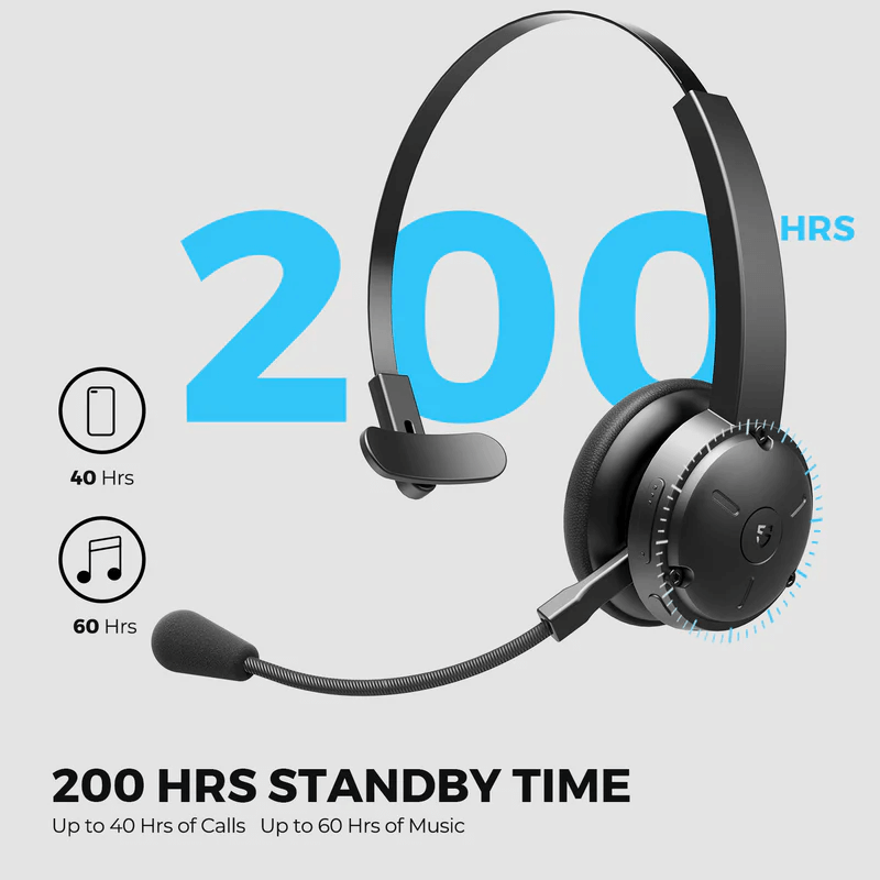 SOUNDPEATS A7 Pro AI Noise Cancellation Trucker Bluetooth Headset Corporate Gifts Singapore