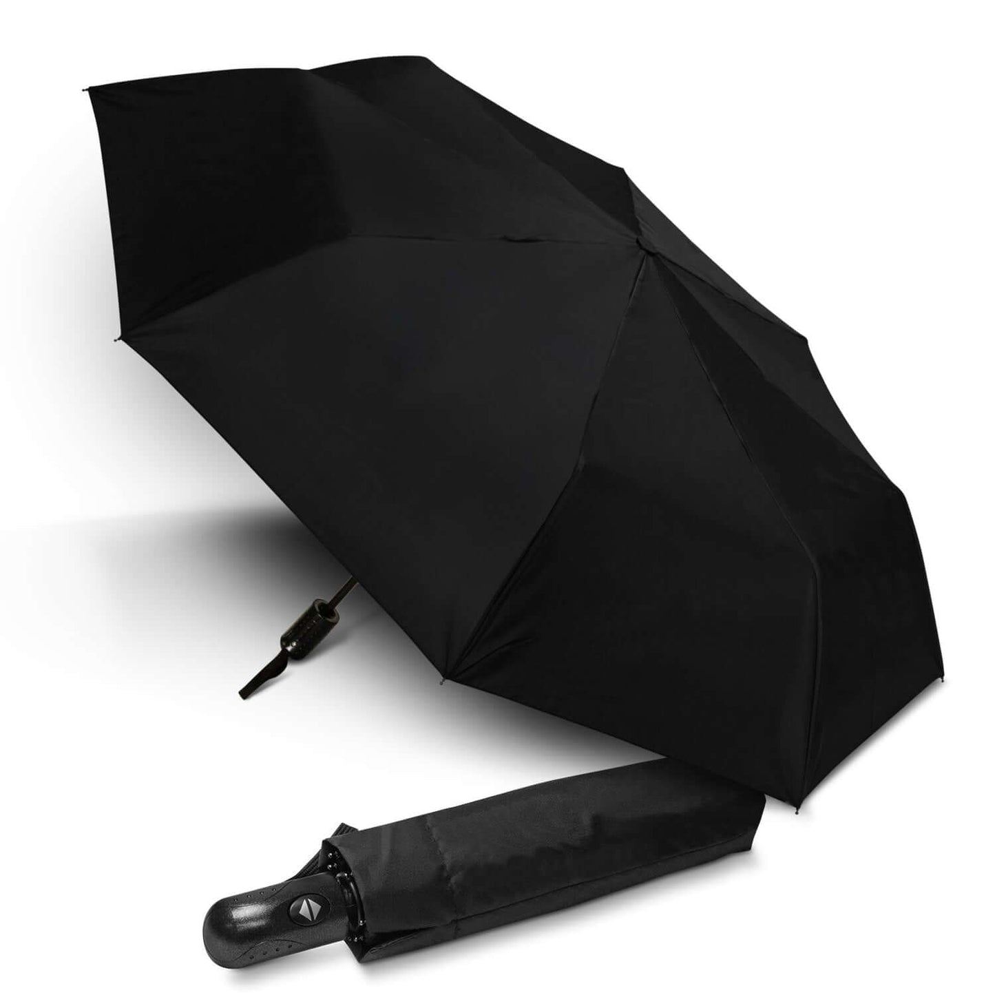 Colour Changing Compact Umbrella in black, showcasing its compact design and practicality for corporate gifts in Singapore.