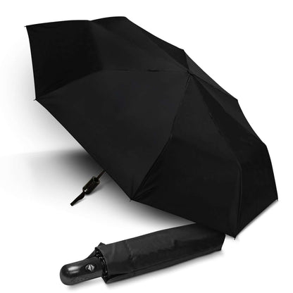 Colour Changing Compact Umbrella in black, showcasing its compact design and practicality for corporate gifts in Singapore.