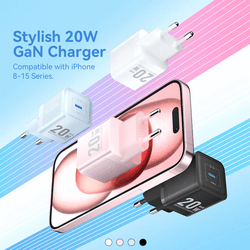 Vention 1-Port USB-C GaN Charger 20W