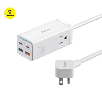 Baseus GaN3 Pro 6 Ports Power Strip 65W Corporate Gifts Singapore