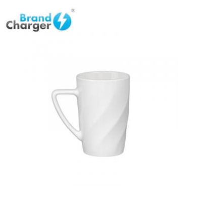 Brand Charger Ember - New Bone Cup with a striking fluid silhouette, perfect for corporate gifts.