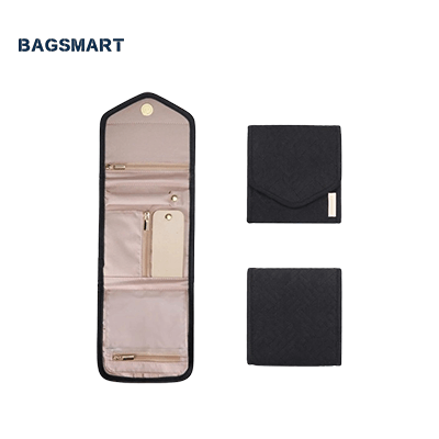 Bagsmart Peri Folding Jewelry Organizer with spacious compartments and stylish design, ideal for jewelry and corporate gifts.