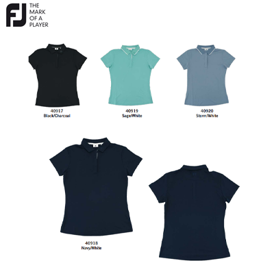 Footjoy Pique Hidden Placket Polo