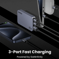 UGREEN Nexode Pro 65W 3-Port GaN Ultra-Slim Charger Corporate Gifts Singapore