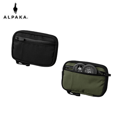 ALPAKA Hub Pouch V2 in black and green, perfect for corporate gifts and everyday carry.