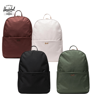 Herschel Beatrix Backpack in multiple colors showing modern design, ideal as a Corporate Gift.