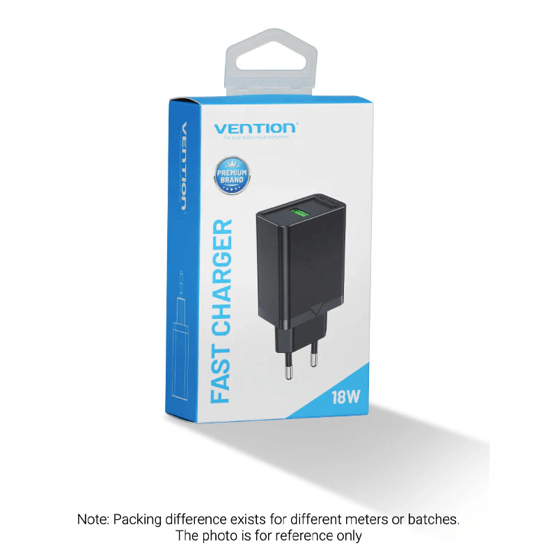 Vention 18W Single Port USB Wall Charger