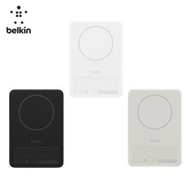 Belkin Slim Magnetic Power Bank 10K with Qi2 BPD016fqBK