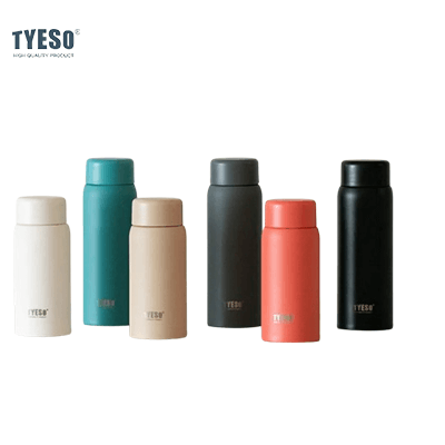 TYESO Mini Pocket Bottle 5oz in various colors, perfect for a stylish and functional corporate gift.
