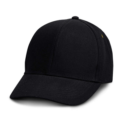Essence Organic Cap in black, made from certified organic cotton, ideal as a Corporate Gift Singapore.